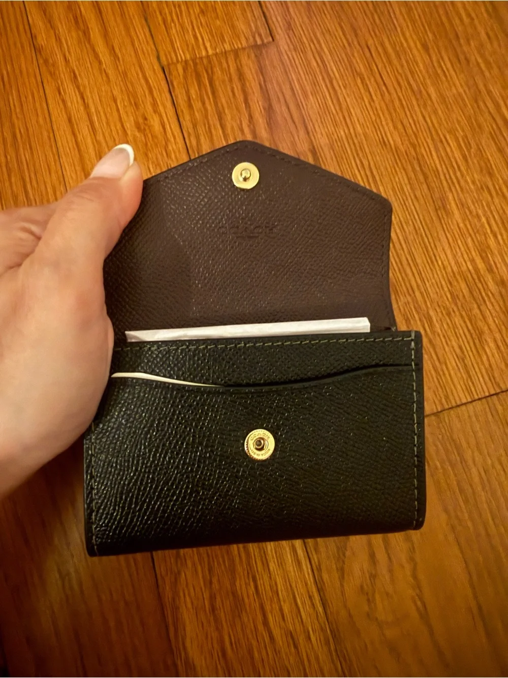 Coach nwt card